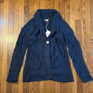 Faherty cardigan sweater, NWT, Large, Navy